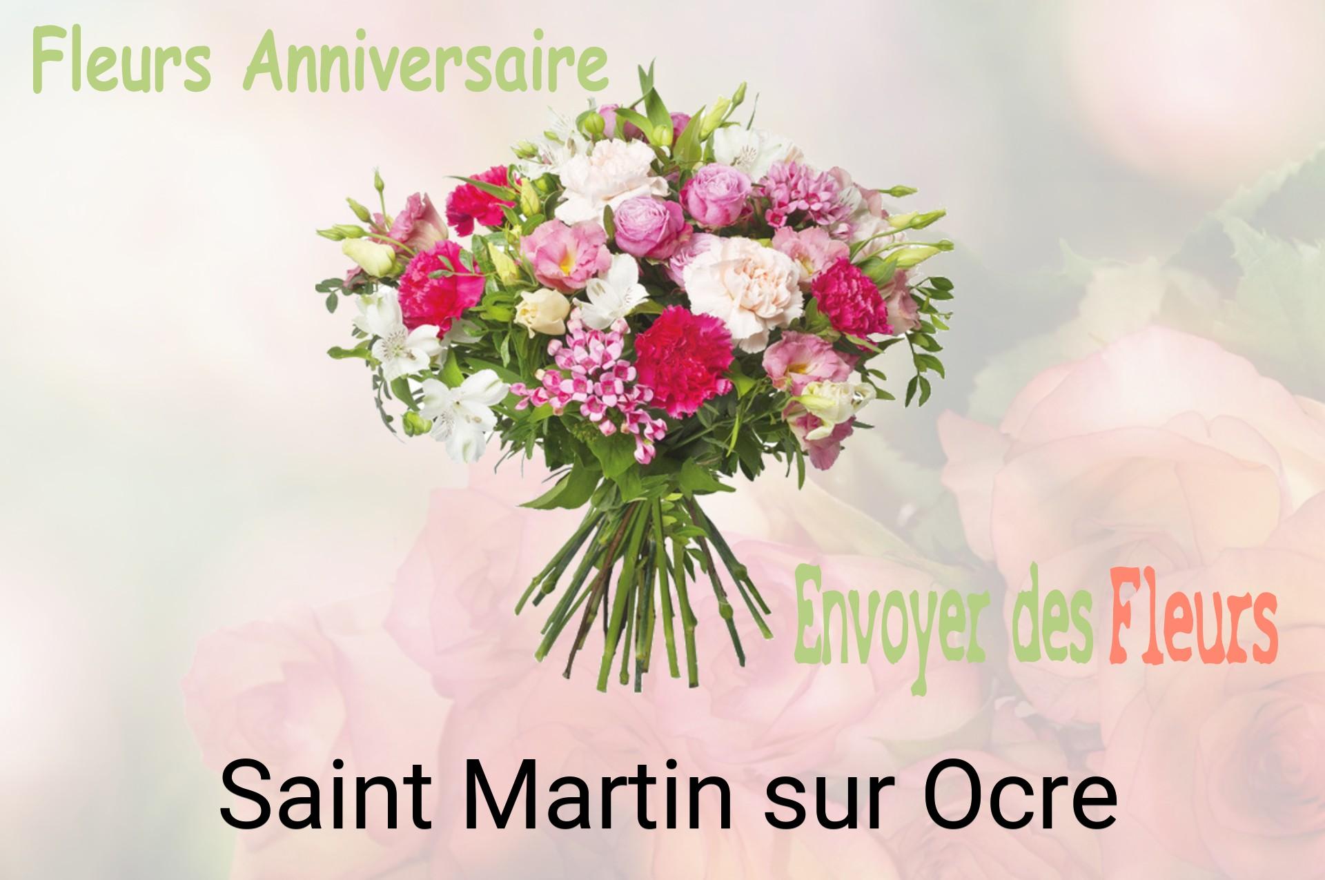 Bouquet de fleurs d’anniversaire livré à Saint-Martin-sur-Ocre