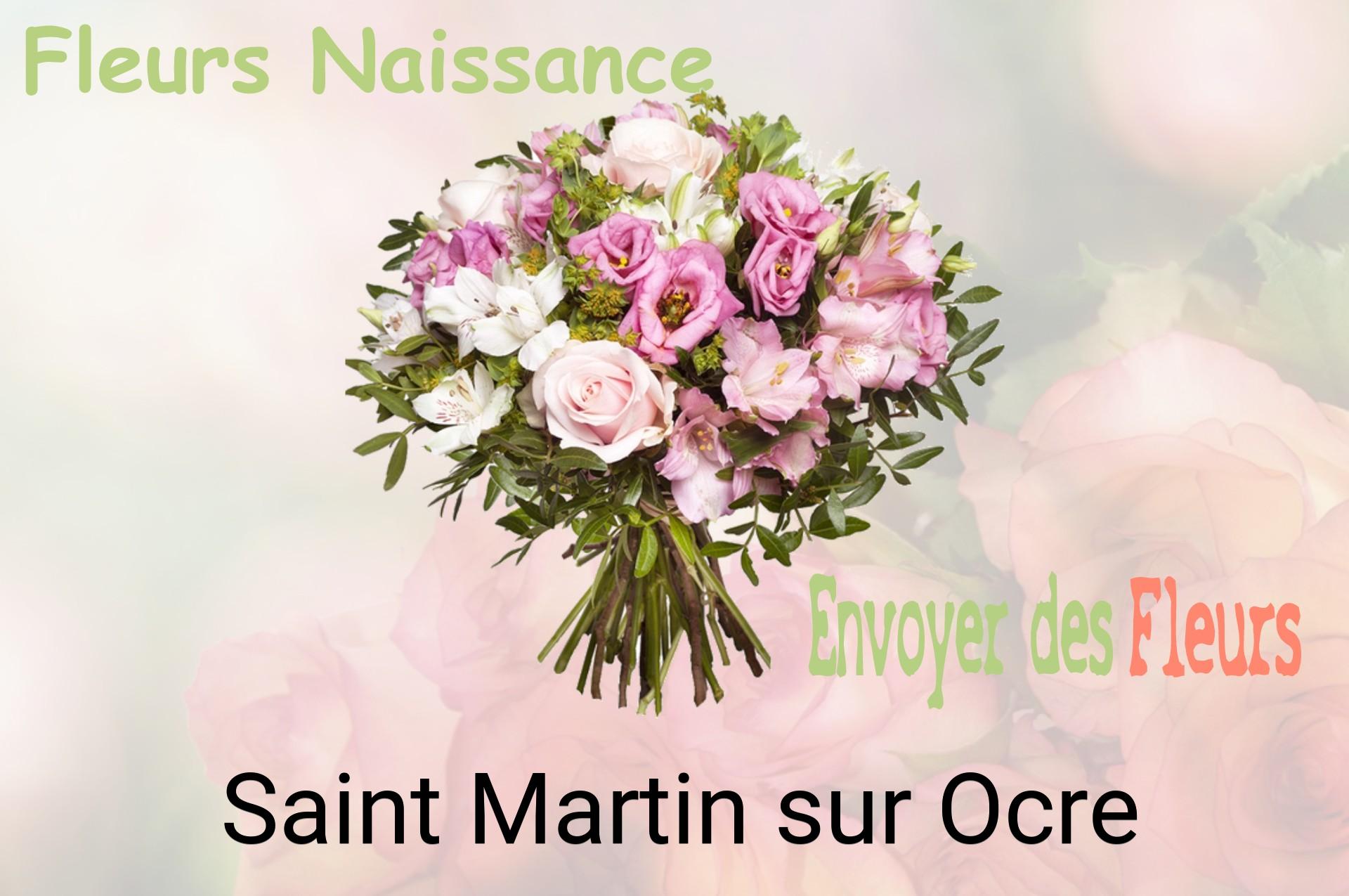 Bouquet de fleurs de naissance livré à Saint-Martin-sur-Ocre